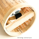 Bottom view of Bamboo flask showing Strong construct