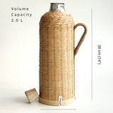 Bamboo Flask big with Volume Capacity 2.0 L