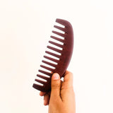 Anti-Tangle Dark Wood comb