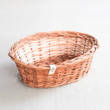 Deep Oval Dish Wicker Basket