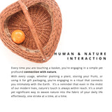 DaisyLife Heart Wicker Basket for corporate gifting, festive and personal gifting