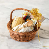 Round Wicker Gift Basket, Set of 3