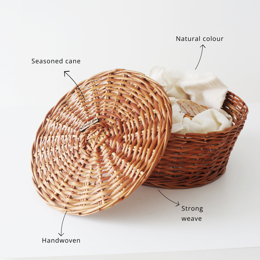 DaisyLife Wicker Roti Basket Features