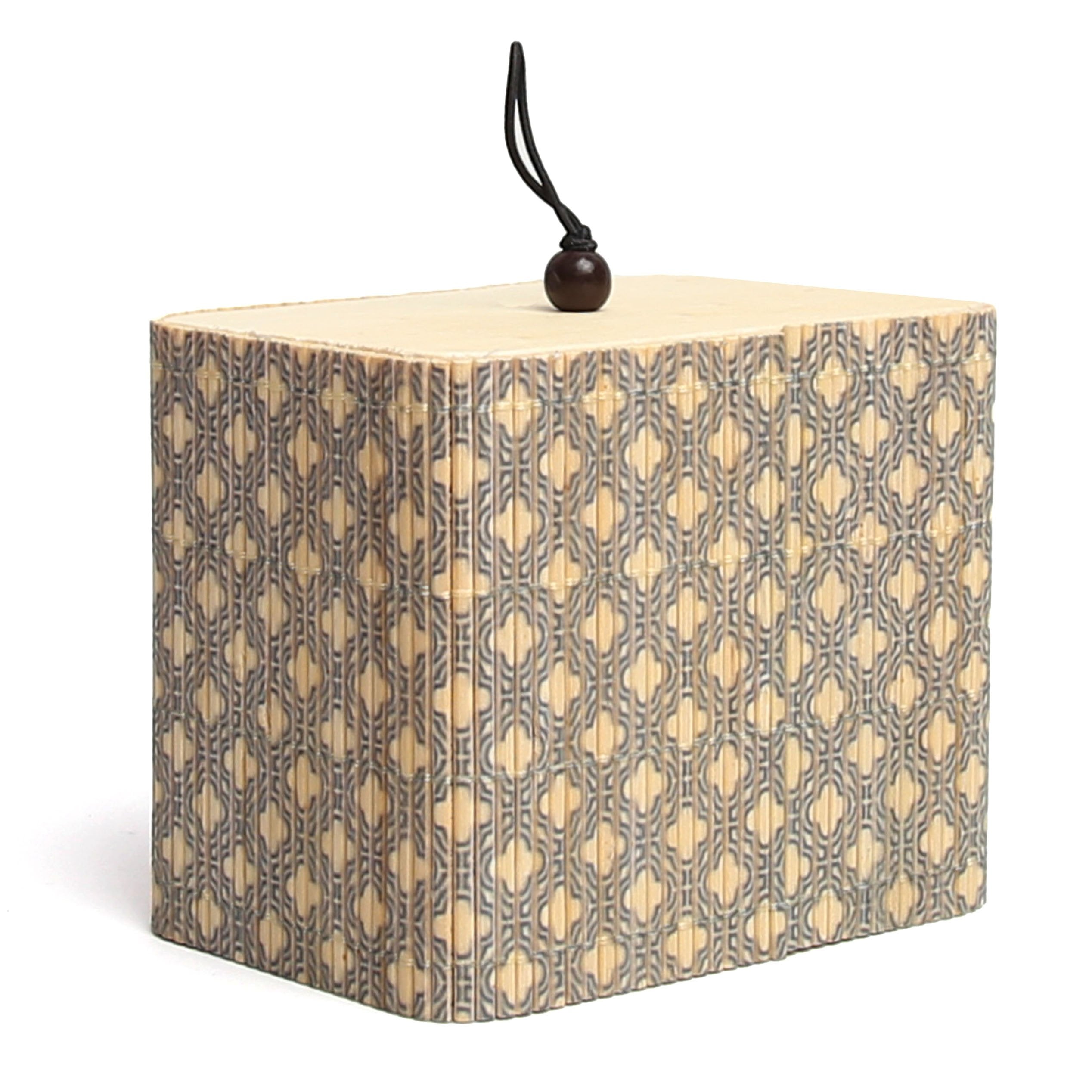 DAISYLIFE Natural and Eco-friendly open lid tall bamboo storage box for jewelry, stationery and as gift box