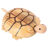 DAISYLIFE Natural and Eco-friendly Natural Wooden Turtle / Tortoise with movable wheels for kids below 2 years