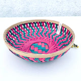 Natural, simple bamboo multi-purpose baskets