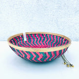 Natural, simple bamboo multi-purpose baskets