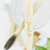 Bamboo Toothbrush with Activated Charcoal Bristles for oral health taken care by Nature