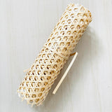 Colourful, lightweight, finely handwoven natural bamboo sheet.