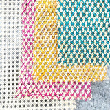 Colourful and natural shade lightweight, finely handwoven natural bamboo sheet