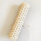 Natural shade lightweight, finely handwoven natural bamboo sheet