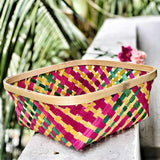Bamboo Square Basket