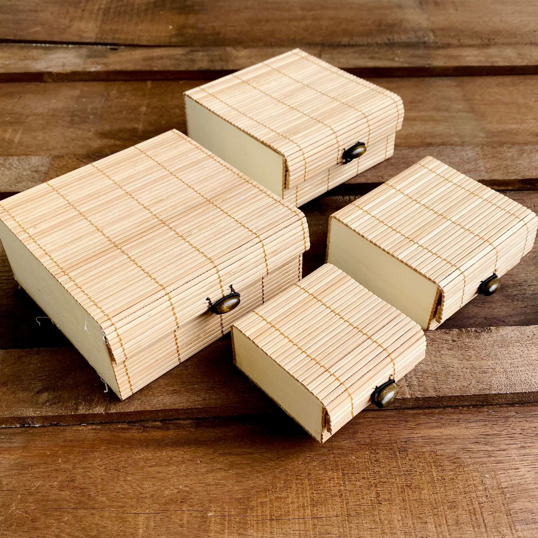Beige gift box set of 4