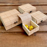 Chocolate inside Beige gift box set of 4