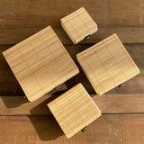 Beige gift box set of 4