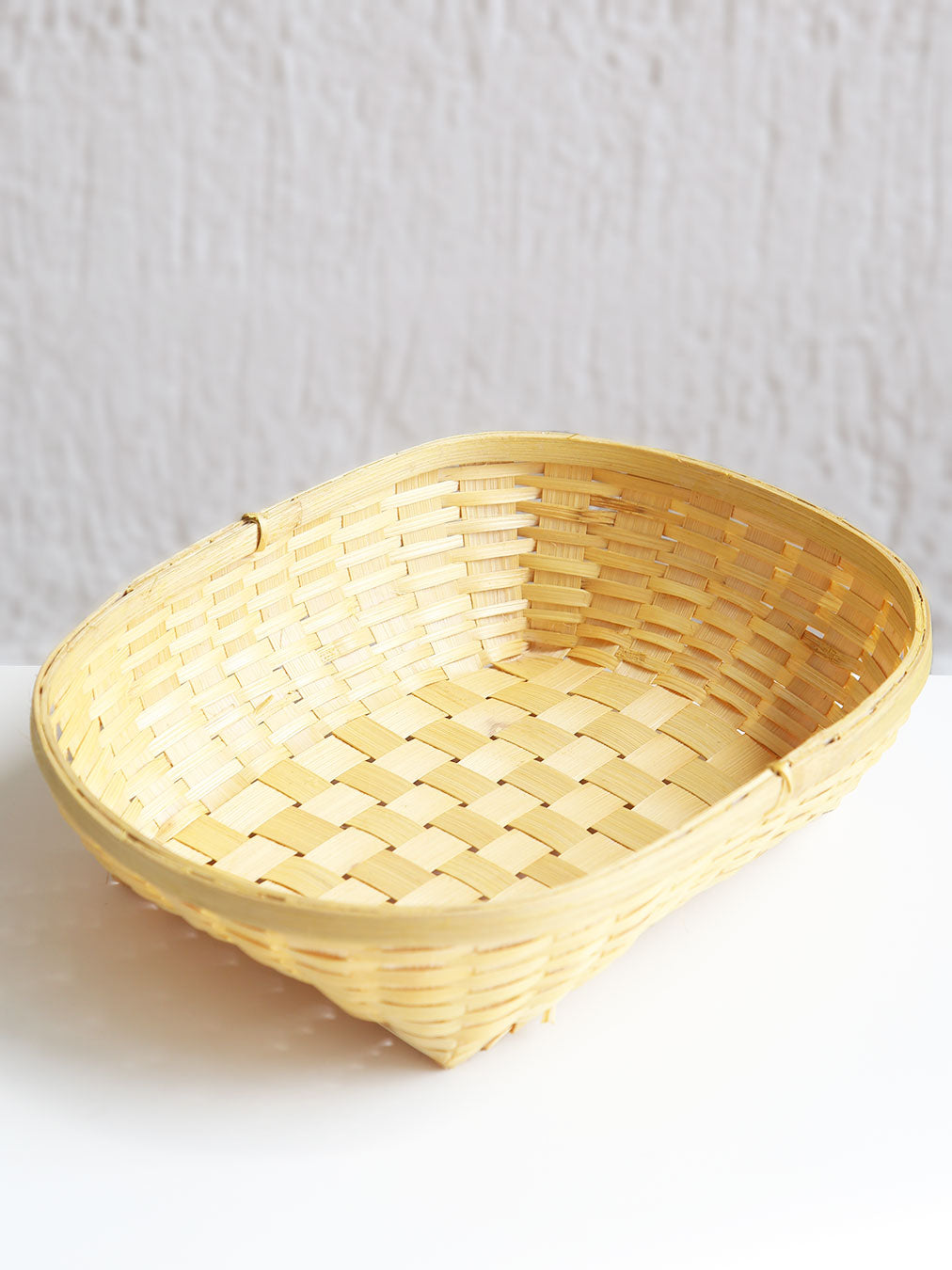 DaisyLife natural bamboo tray serving basket