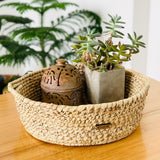 DaisyLife Handmade Grass basket for storing