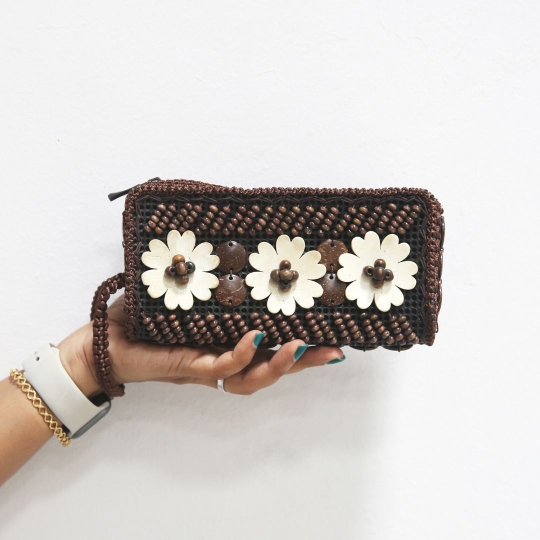 DAISYLIFE Natural and Eco-friendly Fashion Purse/Bag - Brown Color, multi-color, casual, party wear