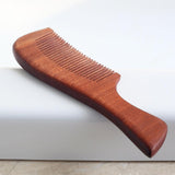 Easy Grip Fine Tooth Dark Wood Comb