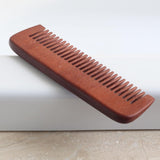 Classic Wide Tooth Dark Wood Comb
