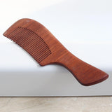 Easy Grip Fine Tooth Dark Wood Comb