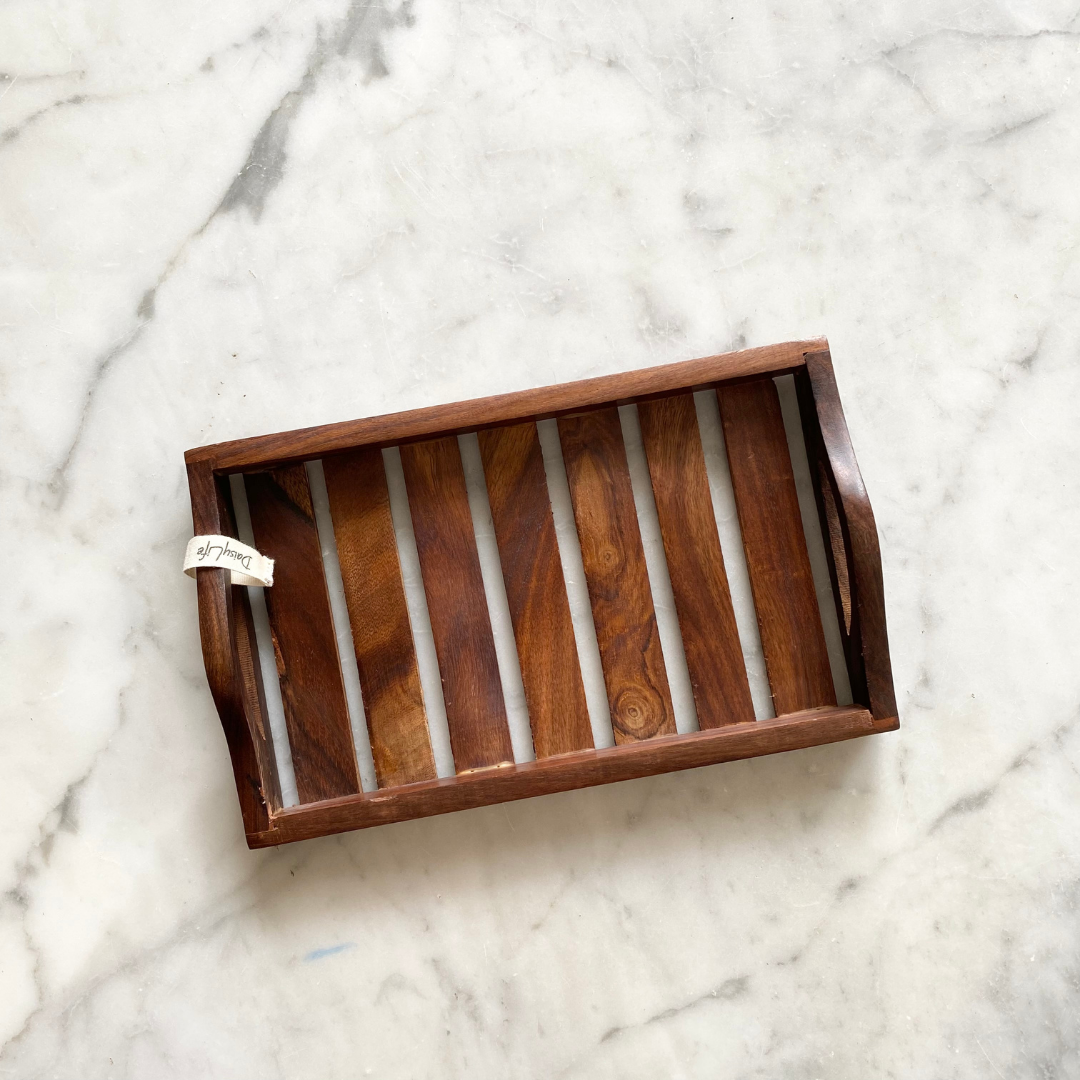 Natural Wooden antique tray