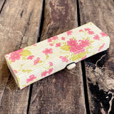 Natural bamboo box for storage and as spectacle case