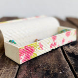 Natural bamboo box for storage and as spectacle case