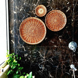 Many Suns Wicker Wall Baskets