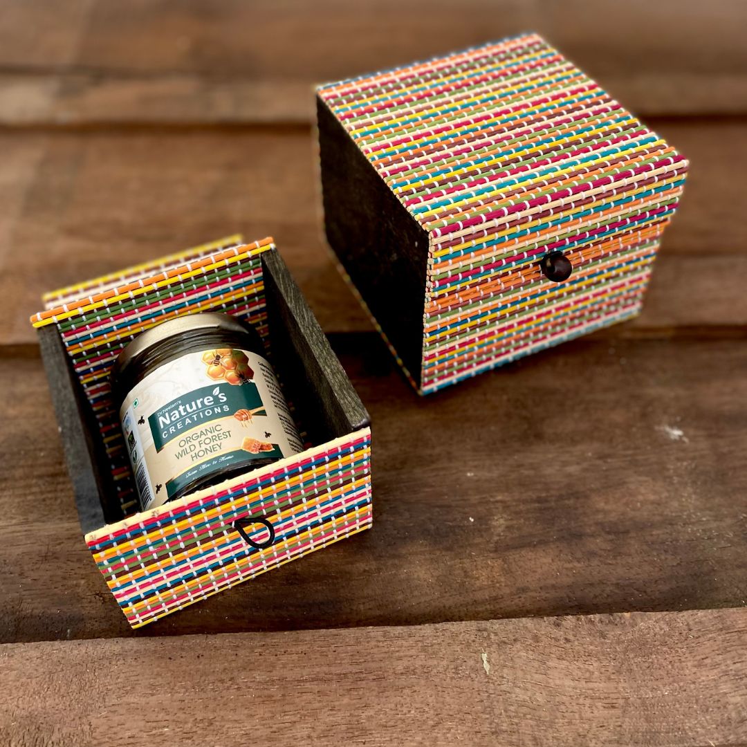 Set of 2 multicolour gift box