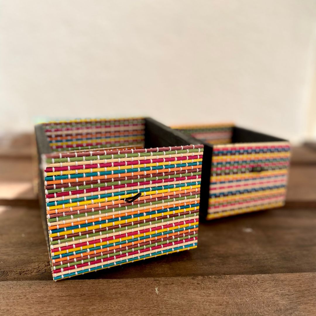 Set of 2 multicolour gift box