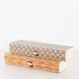 Natural bamboo box for storage and as spectacle case