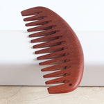 DaisyLife natural dark wood combs for thick curly wavy hair