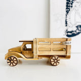 DaisyLife's natural wooden truck