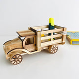 Highlighter inside DaisyLife's natural wooden truck