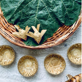 Small size Simple, round, natural multi-purpose bamboo basket