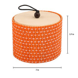 Set of 2. Bamboo storage boxes for organizing jewelry, art materials, stationery, cotton swabs or other knick-knacks