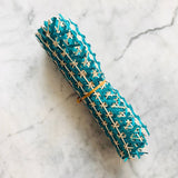 Green colour lightweight, finely handwoven natural bamboo sheet