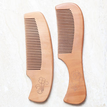 Self Engraved Wooden Comb