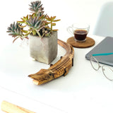"Jaws" Wooden Alligator used for office décor