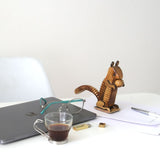 DaisyLife "Skippy" Wooden Squirrel with Chestnut