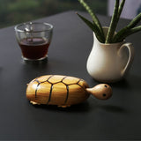 Natural and Eco-friendly Natural Wooden Turtle / Tortoise with movable wheels