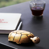 Natural and Eco-friendly Natural Wooden Turtle / Tortoise with movable wheels