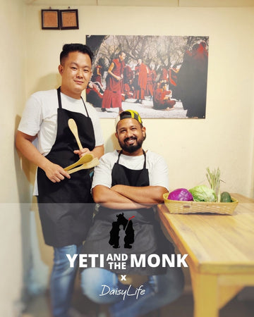 The Story of "Yeti and The Monk", Bamboo Baskets & a Home-Cafe Style Summer Salad