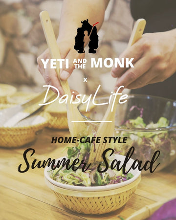 Home-Café Style Summer Salad by Chef Bikki @ "Yeti and the Monk"
