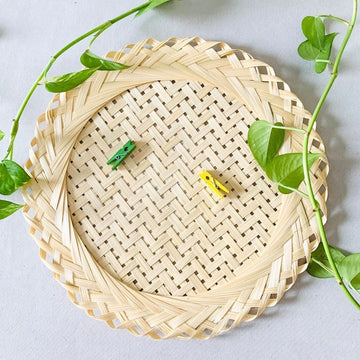 ROUND UP THE FESTIVE DECOR WITH THESE ROUND BAMBOO MESH MATS!
