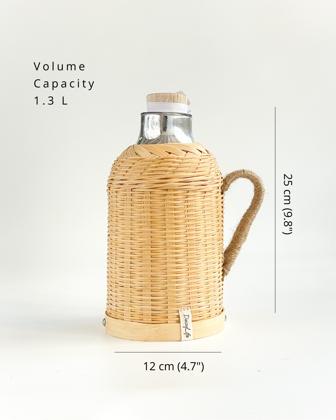 Small Bamboo Flask Volume Capacity 1.3 L