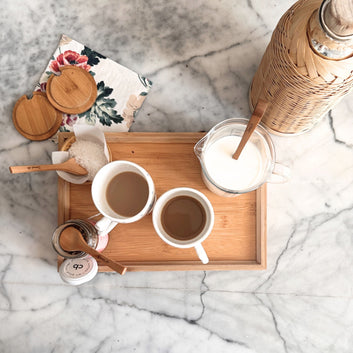 Modern Serve Bamboo Tray