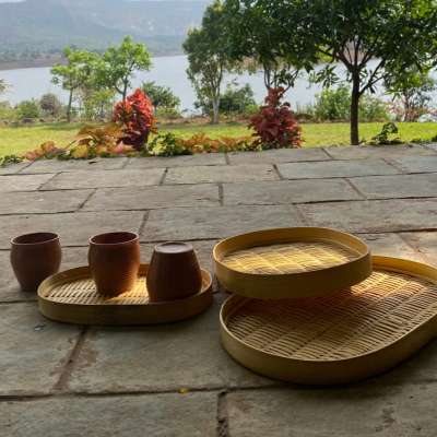 Sara Matted Bamboo Tray simple and sophisticated, serve your loved ones, occasionally or everyday