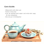 DAISYLIFE Natural and Eco-Friendly Bamboo Tea/ Coffee / Snacks / Food Serving Tray for guests or everyday use